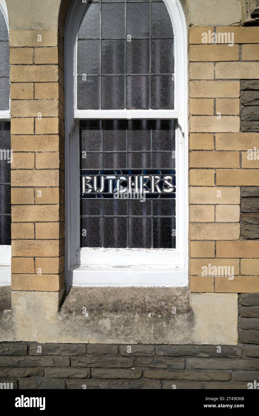 The Butchers Arms Market place Cardiff South Wales Banque D'Images