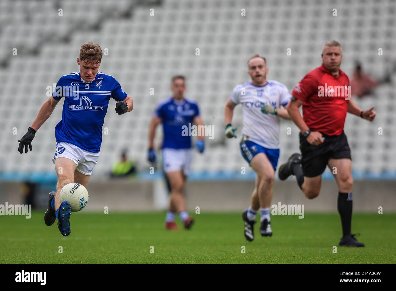 29 octobre 2023, Pairc UI Chaoimh, Cork, Irlande - Cork Premier Intermediate football final : Bantry Blues : 2-13 - Cill Na Martra : 3-11 Banque D'Images