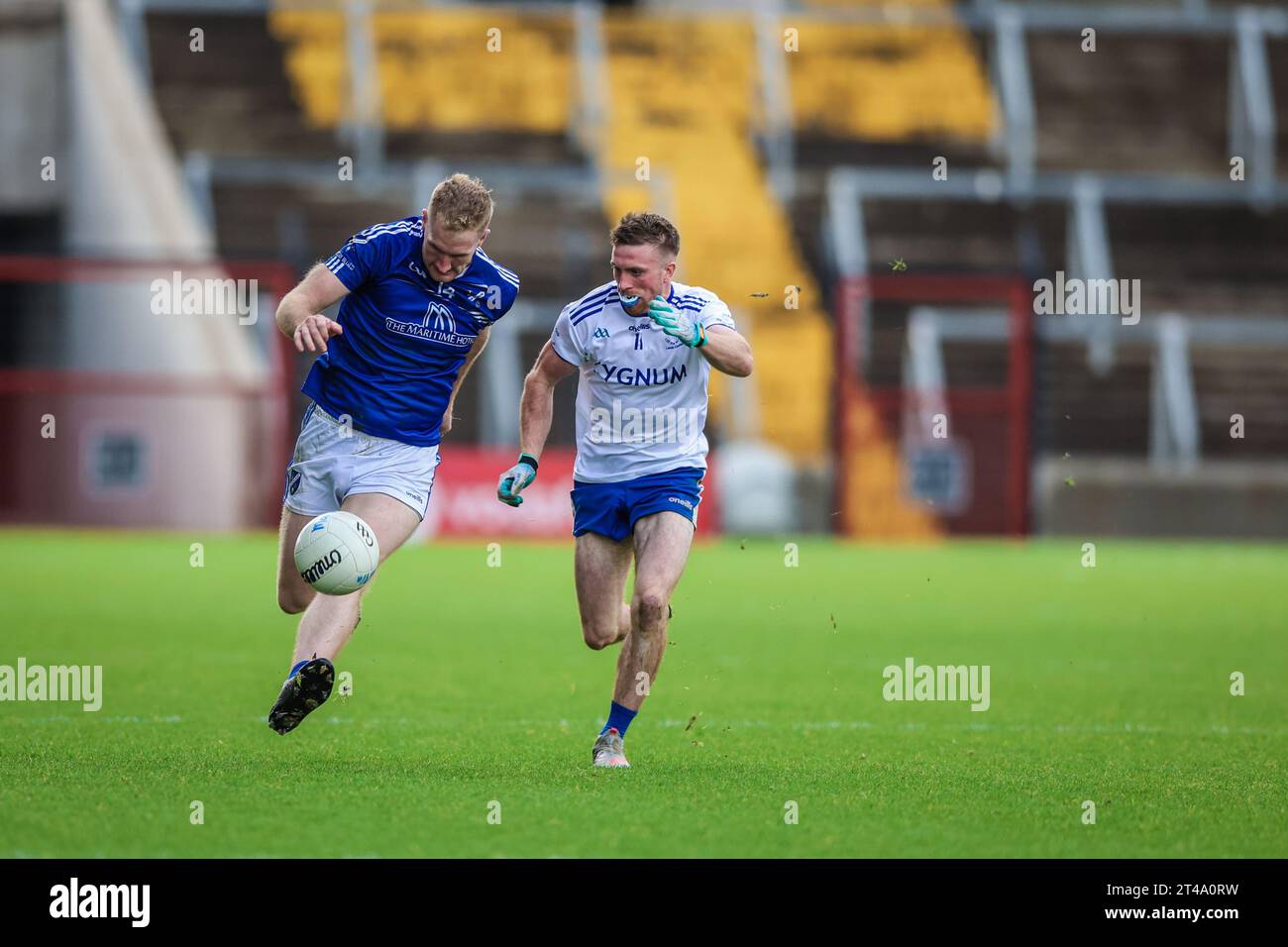 29 octobre 2023, Pairc UI Chaoimh, Cork, Irlande - Cork Premier Intermediate football final : Bantry Blues : 2-13 - Cill Na Martra : 3-11 Banque D'Images