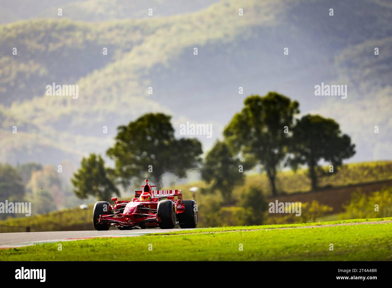 Mugello, Italie. 28 octobre 2023. F1 Ferrari F2008 lors de la Ferrari Finali Mondiali au Mugello du 26 au 29 octobre 2023 sur le circuit de Mugello, à Mugello, Italie - photo Antonin Vincent/DPPI crédit : DPPI Media/Alamy Live News crédit : DPPI Media/Alamy Live News Banque D'Images