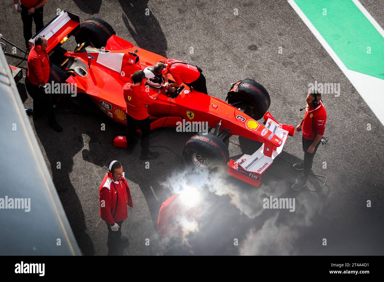 Mugello, Italie. 28 octobre 2023. Ferrari F1-2000 lors de la Ferrari Finali Mondiali au Mugello du 26 au 29 octobre 2023 sur le circuit de Mugello, à Mugello, Italie - photo Antonin Vincent/DPPI crédit : DPPI Media/Alamy Live News crédit : DPPI Media/Alamy Live News Banque D'Images