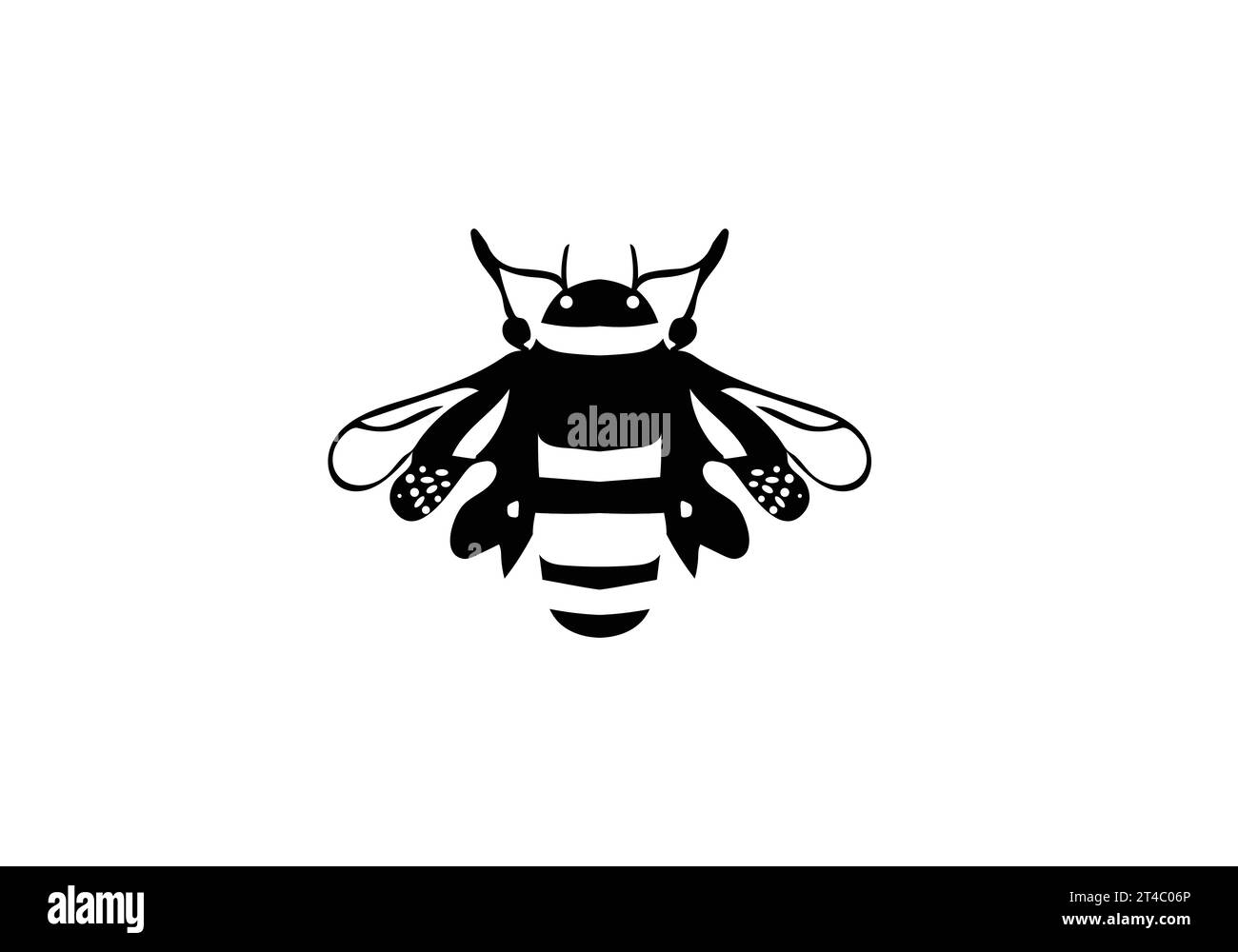 Style minimal Barbut s Cuckoo Bumblebee icône illustration Illustration de Vecteur