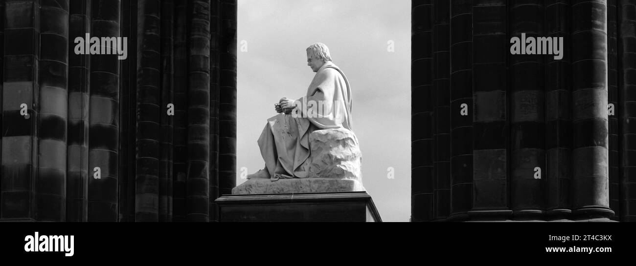 Monument Sir Walter Scott dans Princes Street Gardens, Édimbourg, Écosse, Royaume-Uni Banque D'Images