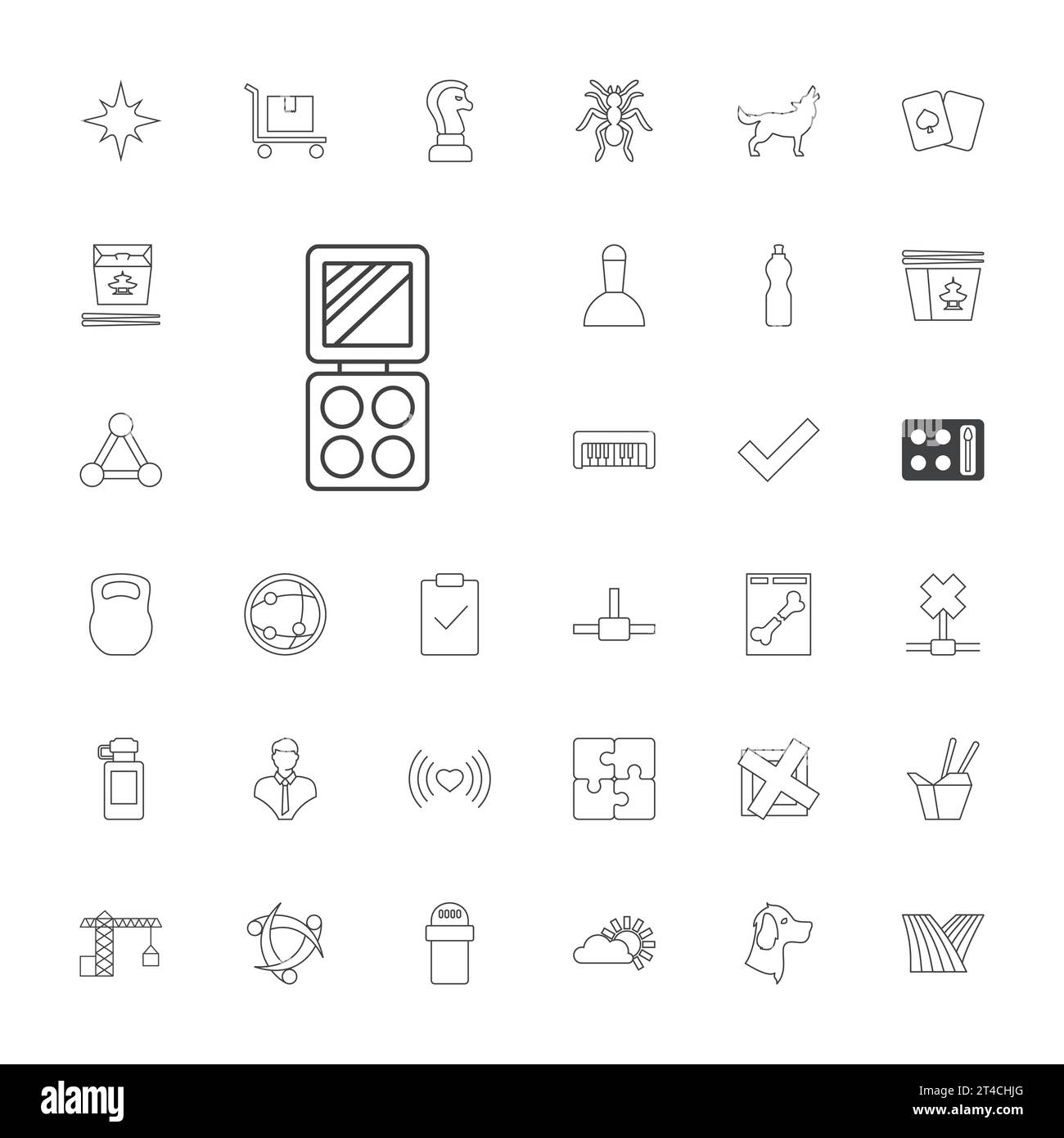 33 icônes d'ombre image vectorielle libre de droits Illustration de Vecteur