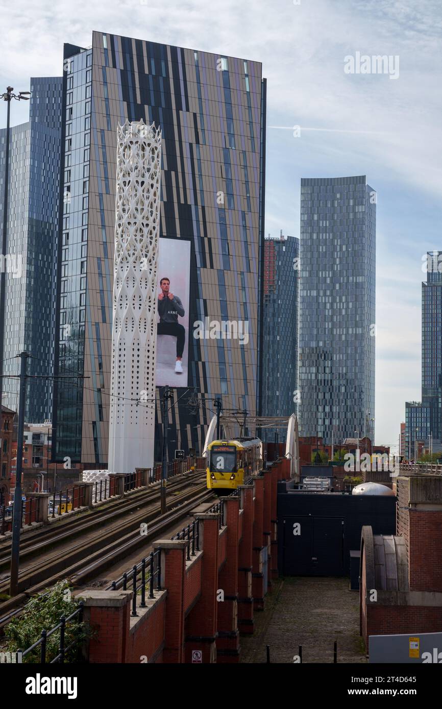 Bâtiments modernes à Manchester Banque D'Images