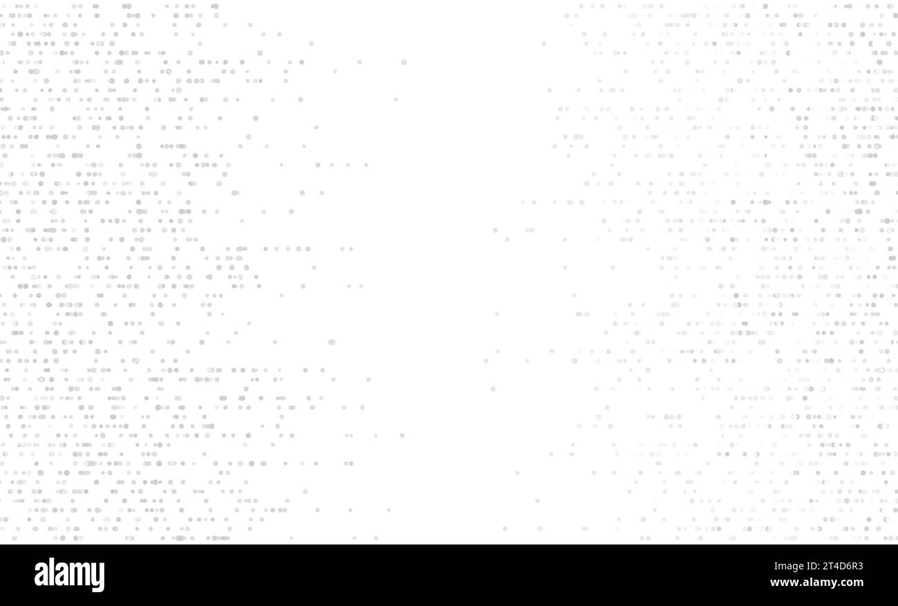 Fond blanc géométrique abstrait avec des points gris. Conception vectorielle Illustration de Vecteur