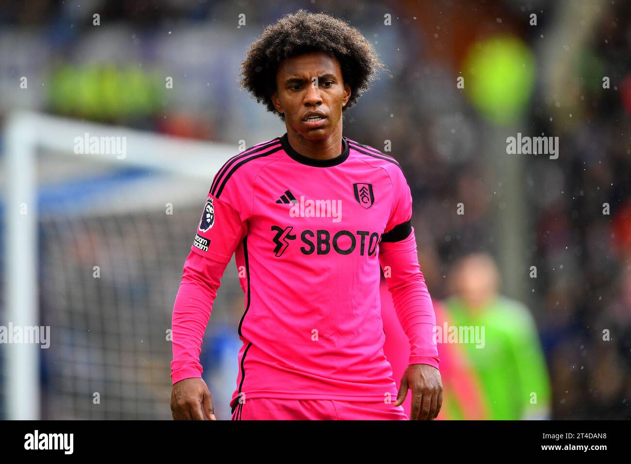 Willian of Fulham - Brighton & Hove Albion v Fulham, Premier League, Amex Stadium, Brighton, Royaume-Uni - 29 octobre 2023 usage éditorial uniquement - des restrictions de DataCo s'appliquent Banque D'Images