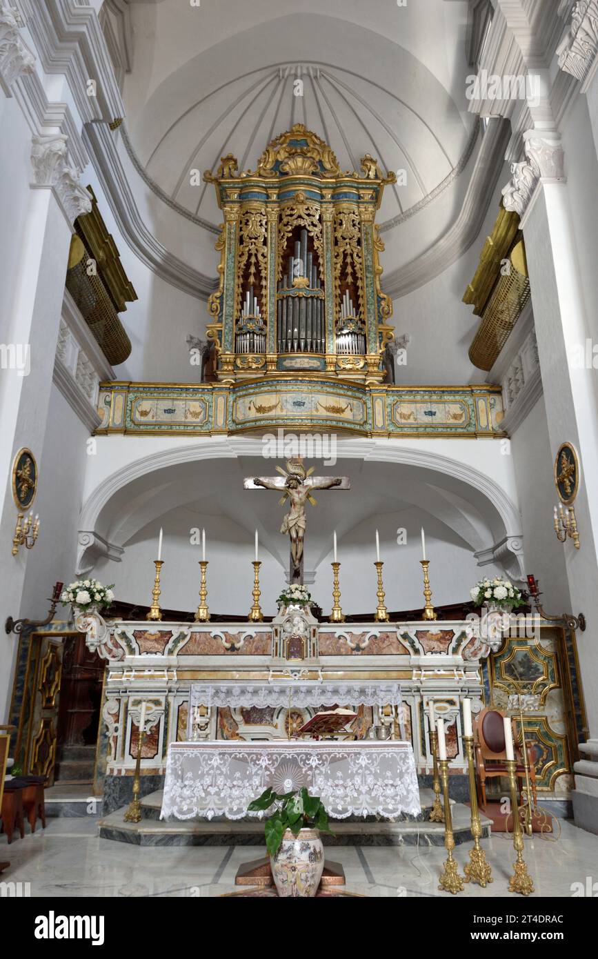 Église de Sant'Agostino, Matera, Basilicate, Italie Banque D'Images