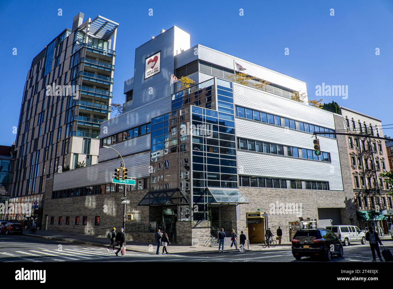 The Michael Kors Building, siège de God's Love We Deliver, 166 Sixth Avenue, New York City, New York, USA Banque D'Images