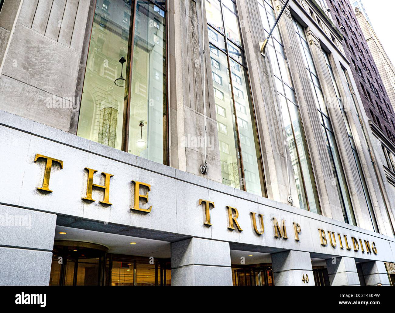 Trump Building, 40 Wall Street, New York City, New York, États-Unis Banque D'Images