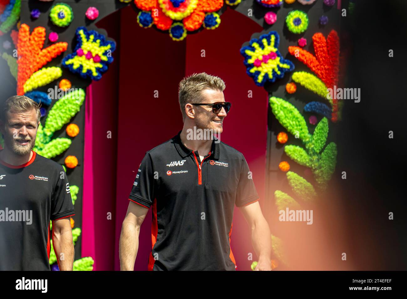 Mexico, Mexique, 29 octobre, Nico Hulkenberg, d'Allemagne, concourt pour Haas F1. Jour de la course, ronde 20 du championnat de Formule 1 2023. Crédit : Michael Potts/Alamy Live News Banque D'Images