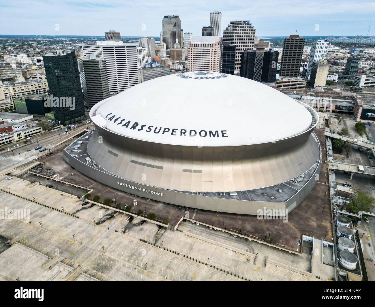 Caesars Superdome, Nouvelle-Orléans, Louisiane, États-Unis Banque D'Images