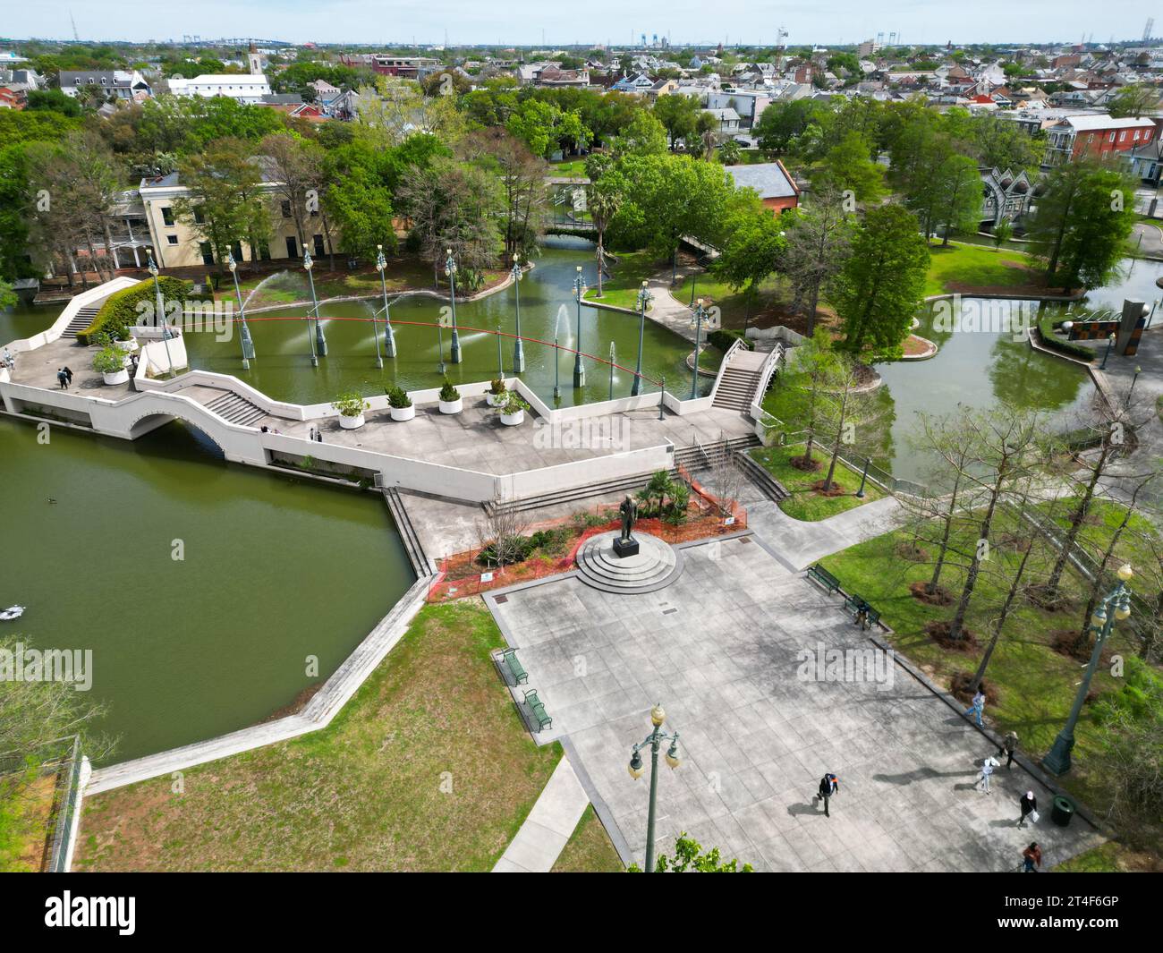 Louis Armstrong Park, New Orleans, Louisiane, USA Banque D'Images