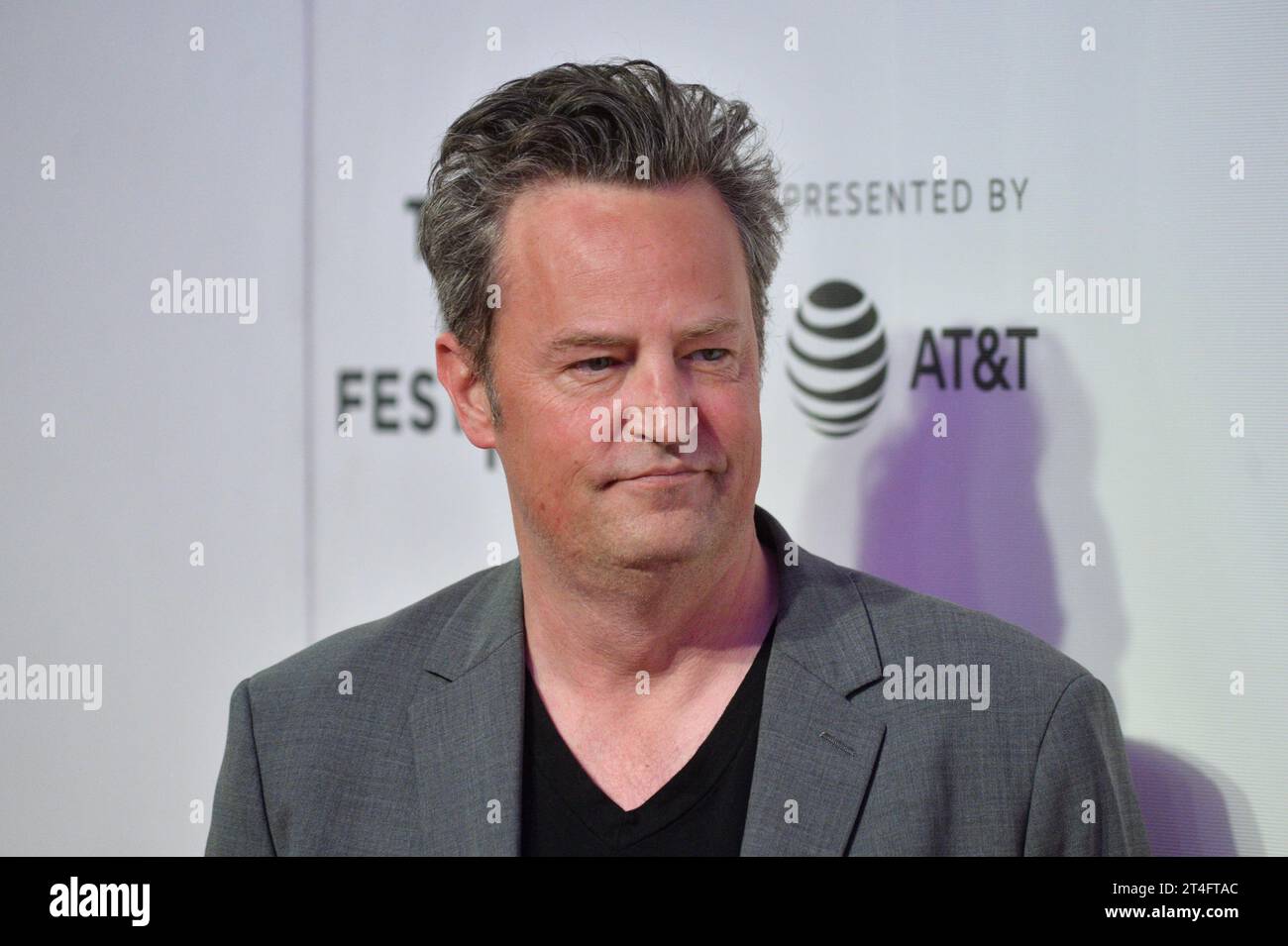 Matthew Perry assiste à la projection de « The Circle » lors du Festival du film Tribeca 2017 au BMCC Tribeca PAC le 26 avril 2017 à New York. Banque D'Images