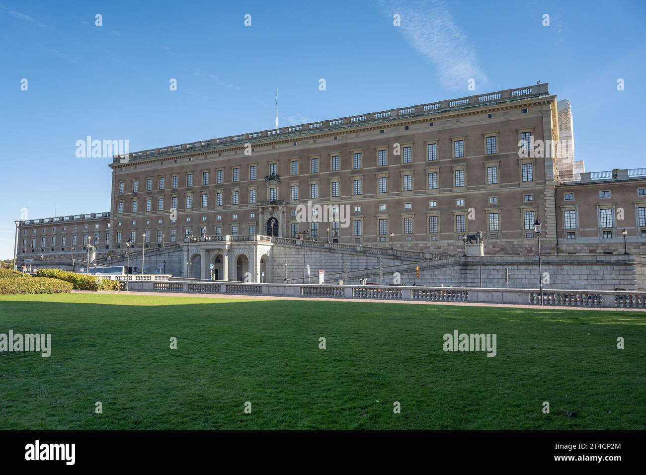 Palais royal de Stockholm Kungliga slott résidence officielle du monarque suédois. Banque D'Images
