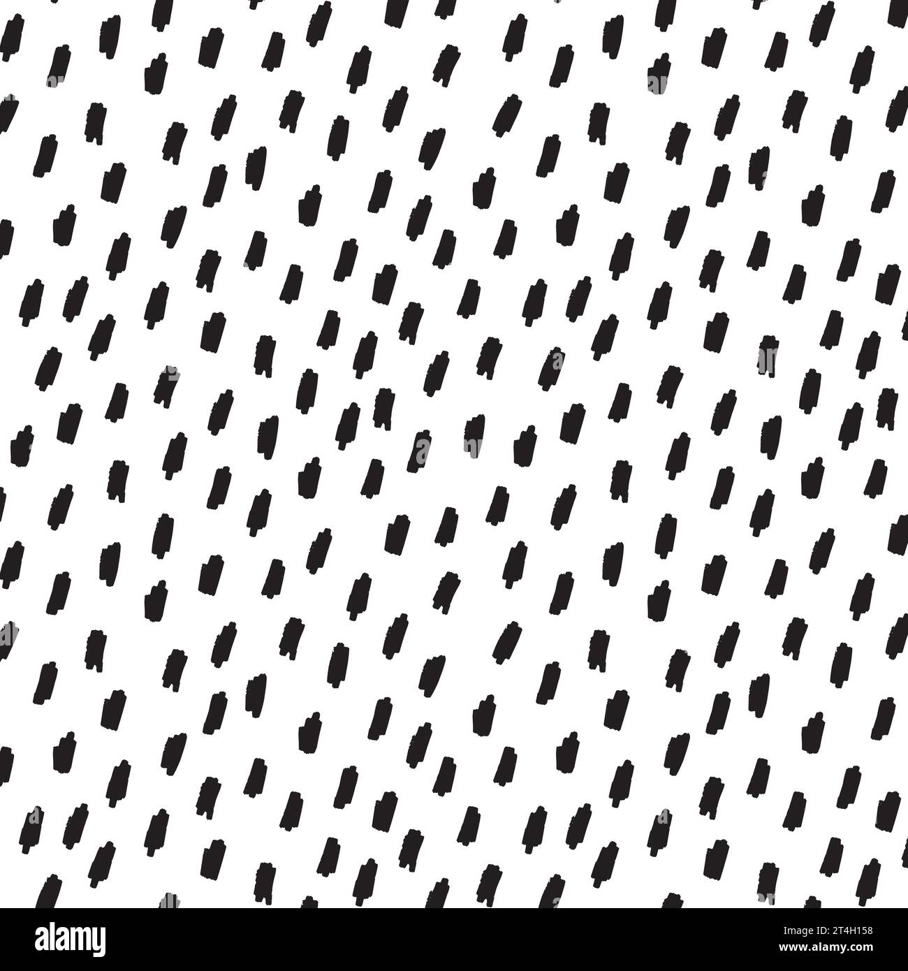 Trait d'impression noir, tache sur un fond transparent, motif d'impression sans couture pour la conception. Vecteur Illustration de Vecteur