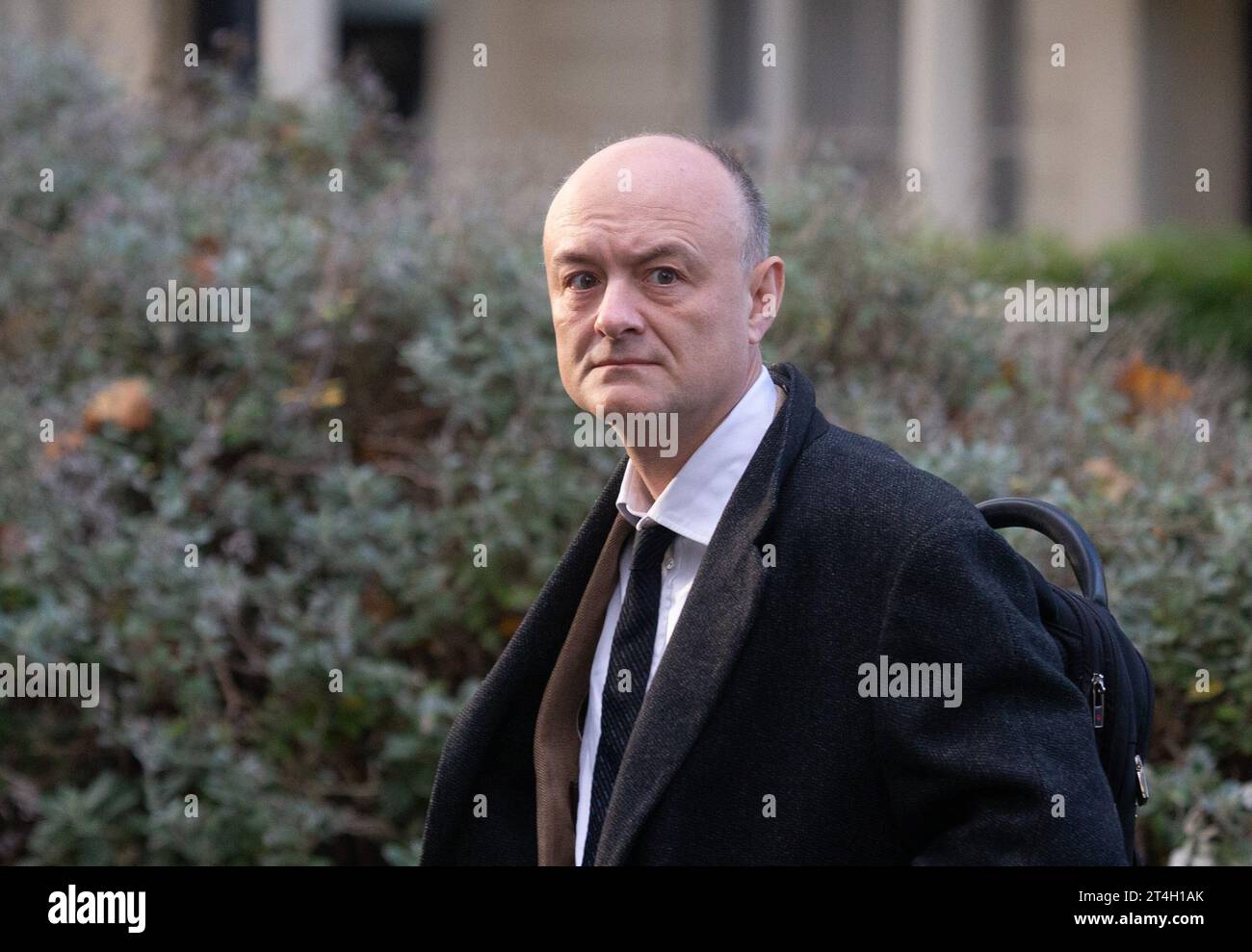 Londres, Angleterre, Royaume-Uni. 31 octobre 2023. L’ancien conseiller en chef du Premier ministre britannique DOMINIC CUMMINGS arrive à l’audience de l’enquête publique Covid-19. (Image de crédit : © Tayfun Salci/ZUMA Press Wire) USAGE ÉDITORIAL SEULEMENT! Non destiné à UN USAGE commercial ! Crédit : ZUMA Press, Inc./Alamy Live News Banque D'Images