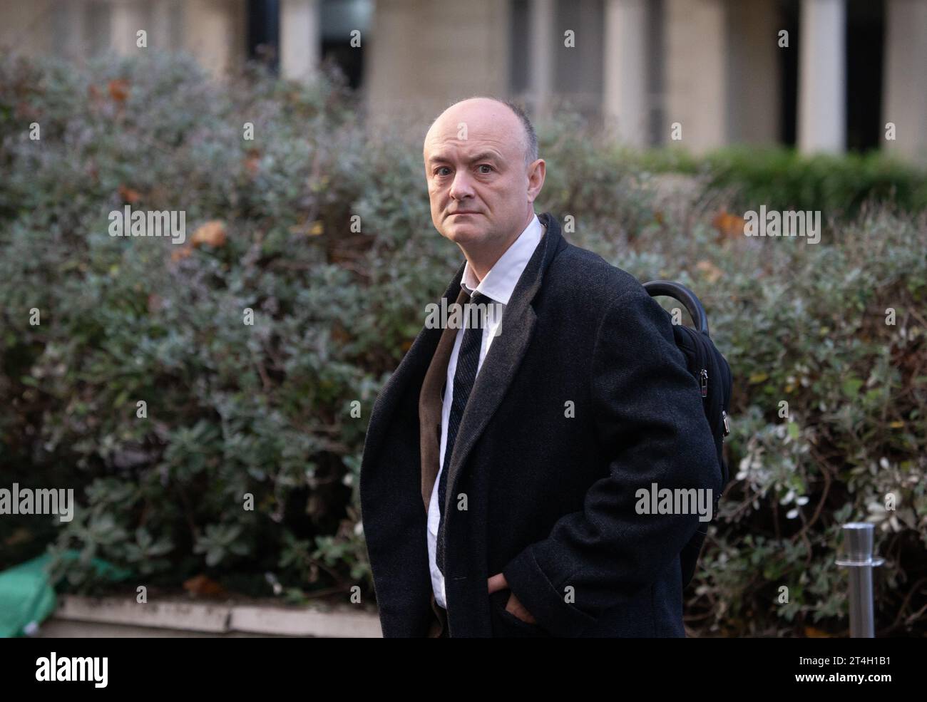 Londres, Angleterre, Royaume-Uni. 31 octobre 2023. L’ancien conseiller en chef du Premier ministre britannique DOMINIC CUMMINGS arrive à l’audience de l’enquête publique Covid-19. (Image de crédit : © Tayfun Salci/ZUMA Press Wire) USAGE ÉDITORIAL SEULEMENT! Non destiné à UN USAGE commercial ! Crédit : ZUMA Press, Inc./Alamy Live News Banque D'Images