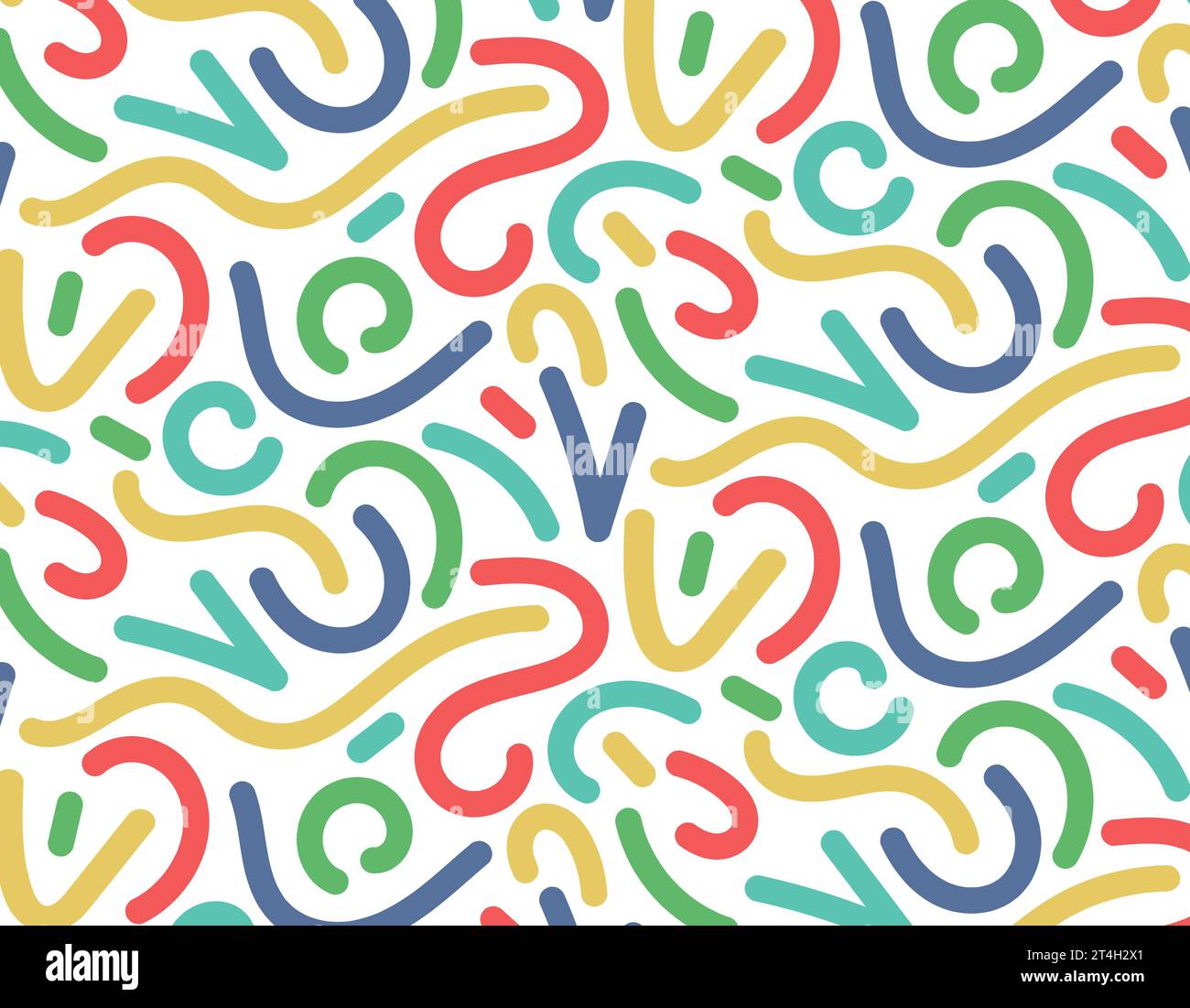 Conception abstraite de lignes colorées sur un fond transparent, motif sans couture pour la conception d'emballages. Graphiques vectoriels. Toile de fond moderne de couleur abstraite. Illustration de Vecteur
