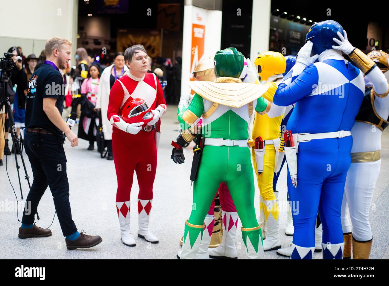 Deuxième jour de MCM Comic con au centre d'exposition Excel à Londres le 28 octobre 2023 Banque D'Images