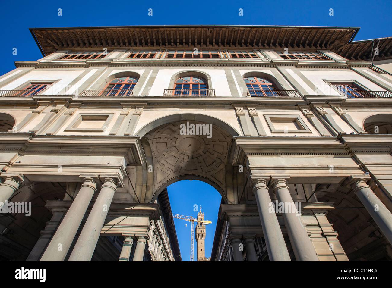 Florence, Italie : Galerie des Offices à Piazzale degli Uffizi à Florence. Italie a. Banque D'Images