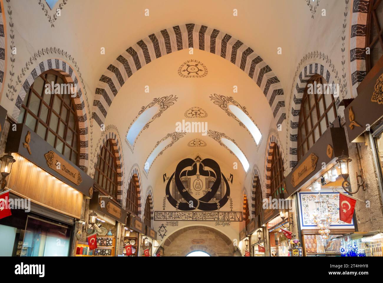 istanbul, turquie, le Bazar aux épices (turc : Mısır Çarşısı, signifiant « Bazar égyptien ») Banque D'Images