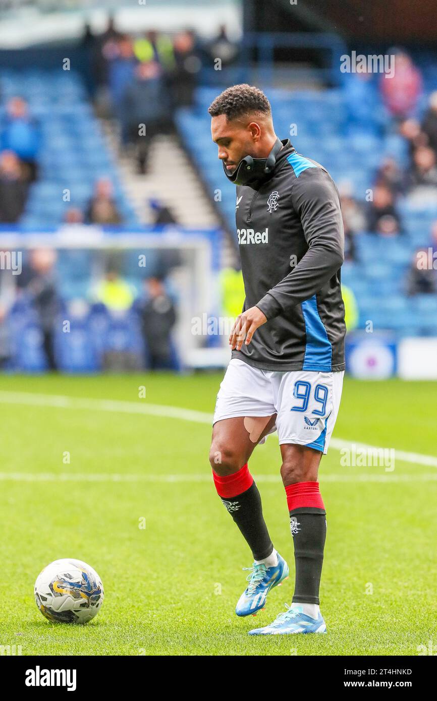 DANILO PEREIRA DA SILVA, footballeur professionnel, joue pour le Rangers FC, un Scottish Premiership Club basé à Ibrox Banque D'Images