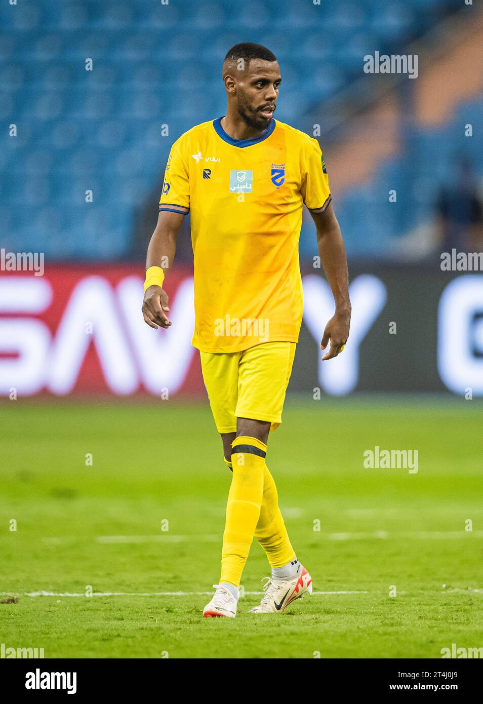 Internation R16 Faiz Selemani d'Al Hazem SC lors de leur match de la SAFF Saudi Arabia ...