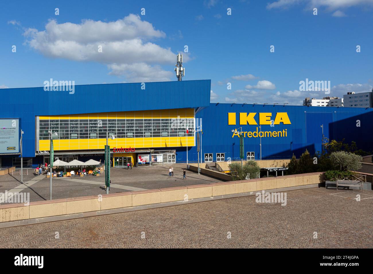 Magasin IKEA au centre commercial Porta di Roma à Rome Banque D'Images