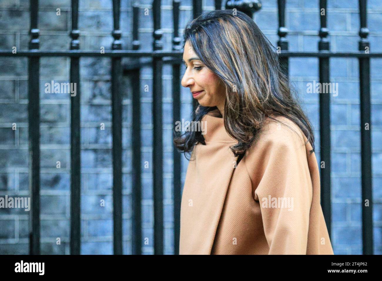 Londres, Royaume-Uni. 31 octobre 2023. Suella Braverman QC MP, secrétaire d'État au ministère de l'intérieur. Ministres du gouvernement Sunak à Downing Street pour la réunion hebdomadaire du cabinet aujourd'hui. Crédit : Imageplotter/Alamy Live News Banque D'Images