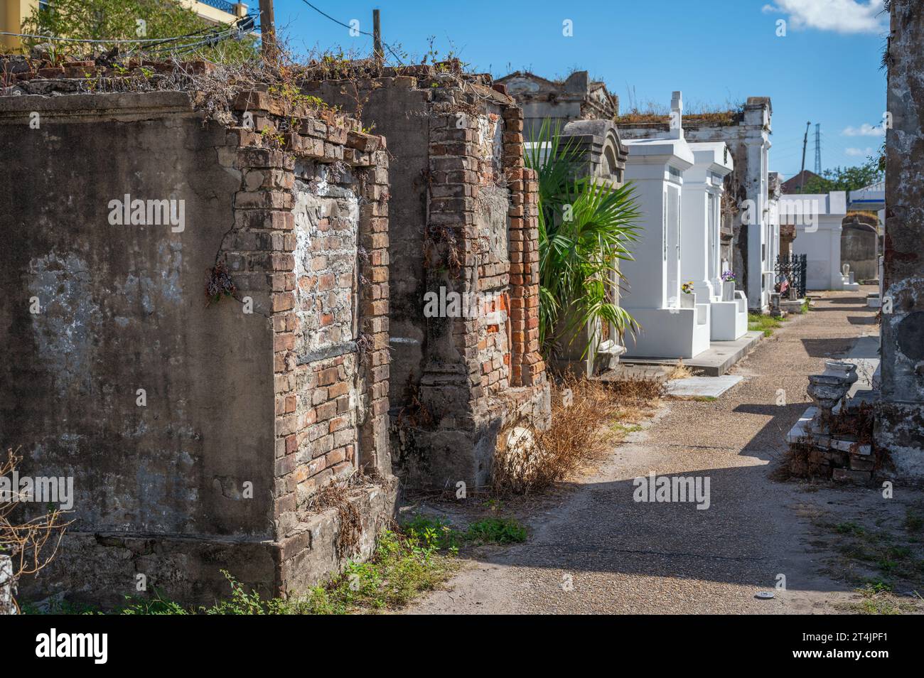Cimetière St Louis No. 1, Nouvelle-Orléans, Louisiane, États-Unis. Banque D'Images
