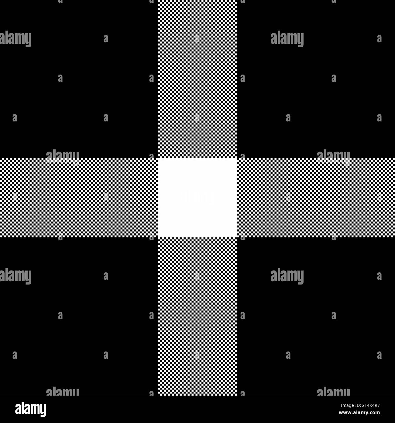 Texture textile de fond de motif tartan sans couture avec un tissu à carreaux vecteur en couleurs noir et blanc. Illustration de Vecteur