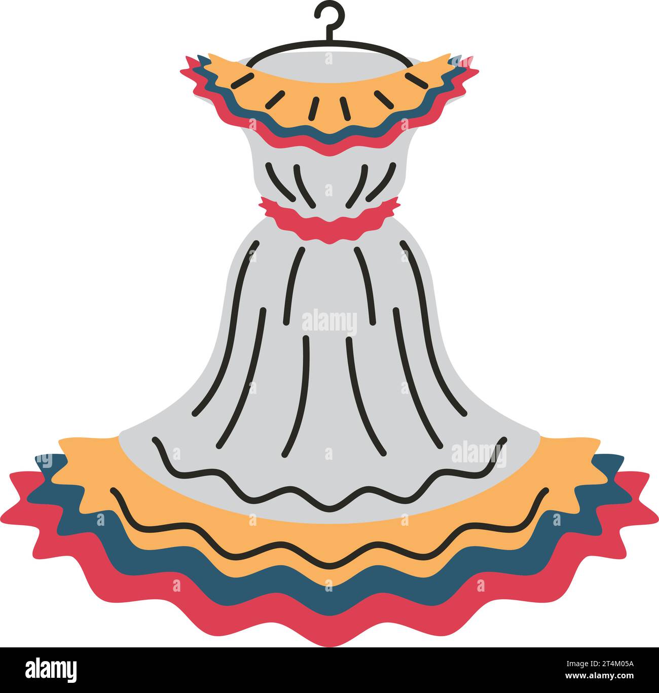 costume de légende vallenato Illustration de Vecteur