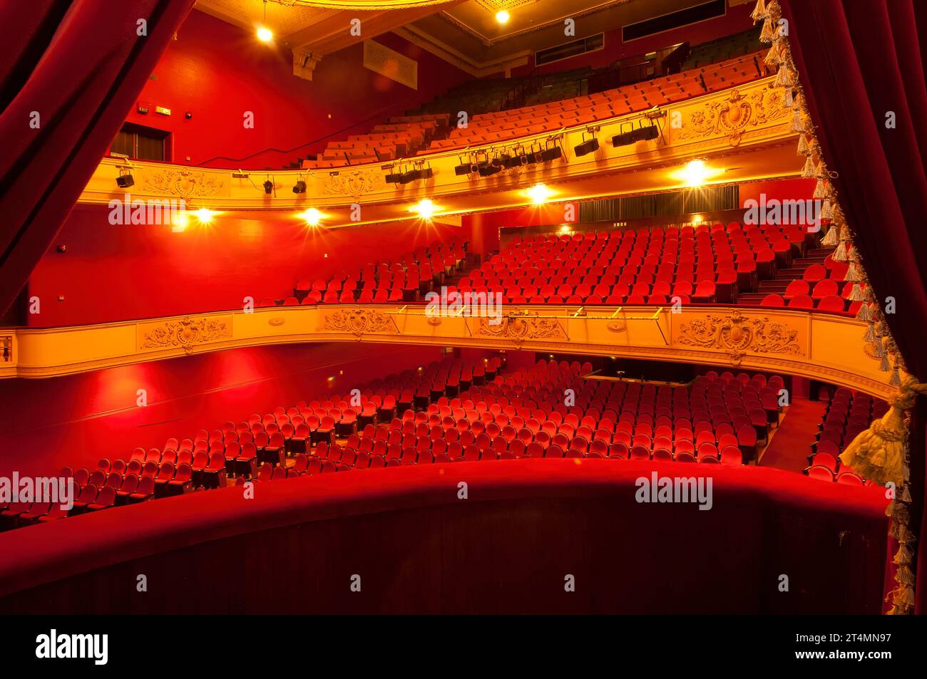 Isaac, Theatre Royal, Christchurch, Nouvelle-Zélande présenté avant les tremblements de terre de Canterbury en 2011 Banque D'Images