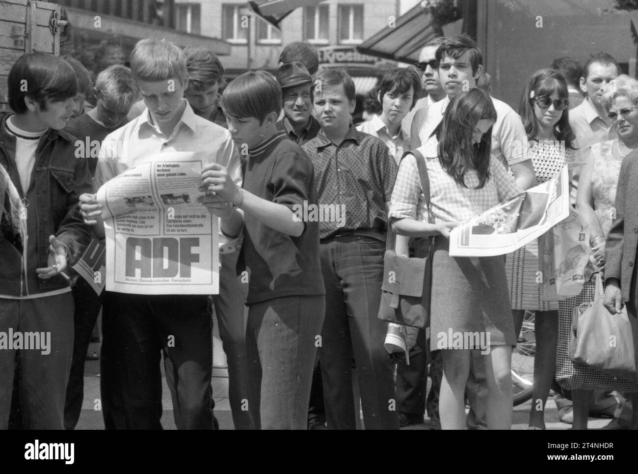 DEU, Allemagne : les photos historiques en couleur des années 70 montrent des événements et des gens de la politique, de la culture, des syndicats, de la vie professionnelle Banque D'Images