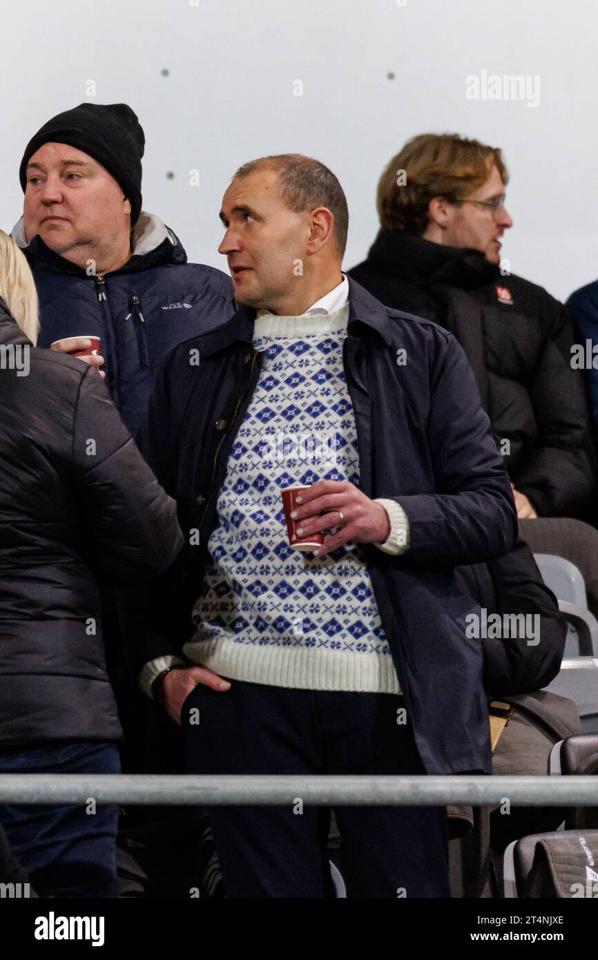 Reykjavik, Islande. , . Laugardalsvellur le président de l'islande est venu au jeu islande allemagne Gudni Th. Johannesson (GUNNAR ORN/SPP) crédit : SPP Sport Press photo. /Alamy Live News Banque D'Images