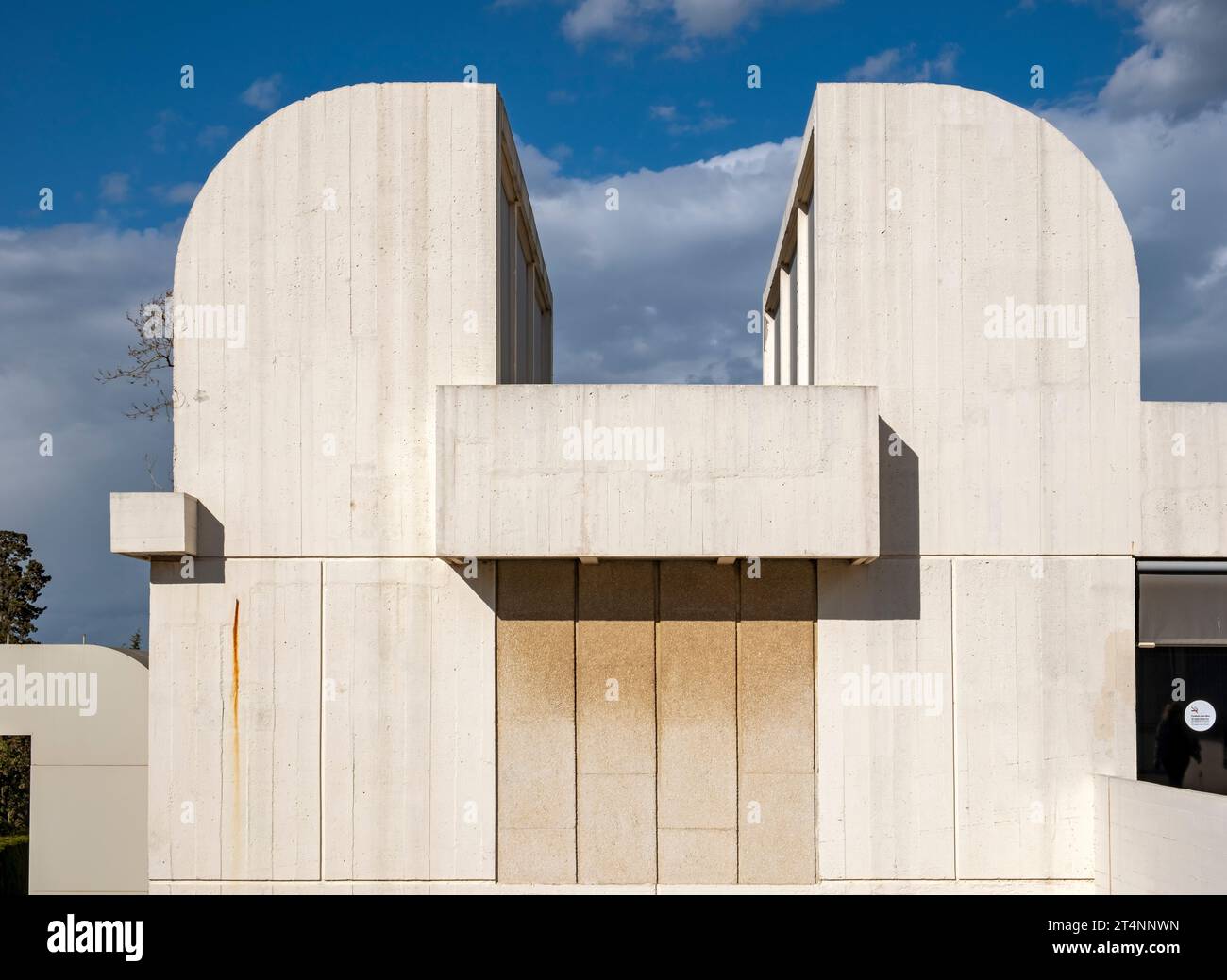 Bâtiment de la Fondation Joan Miro, Barcelone, Espagne Banque D'Images