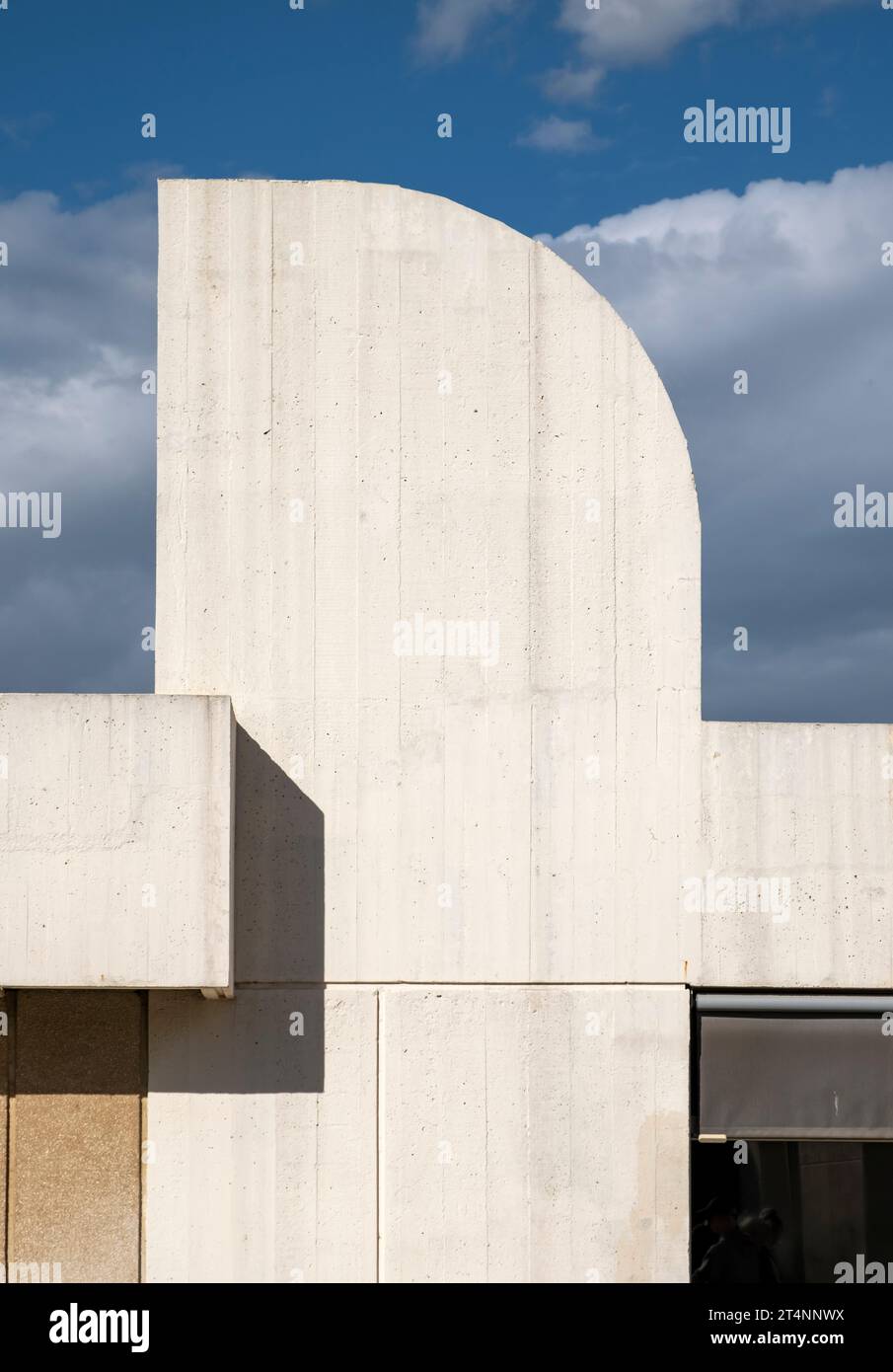 Bâtiment de la Fondation Joan Miro, Barcelone, Espagne Banque D'Images
