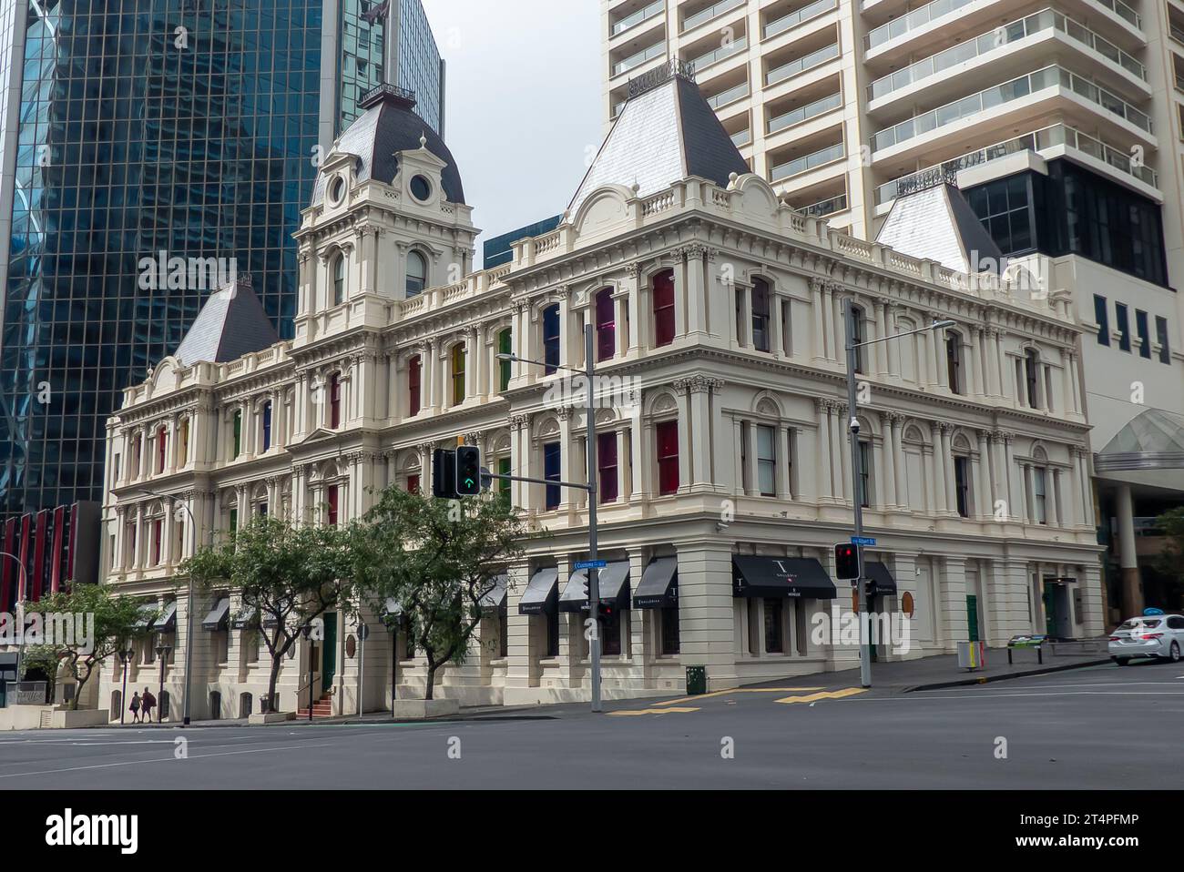 Centre-ville d'Auckland : le bâtiment Galleria Banque D'Images