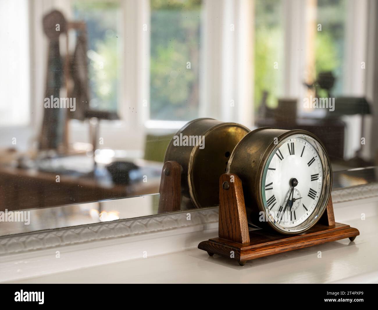 L'un des bureaux originaux à Bletchley Park. Connu sous le nom de Station X, Bletchley Park abritait les briseurs de code, Alistair Denniston, Alan Turing, Gordo Banque D'Images