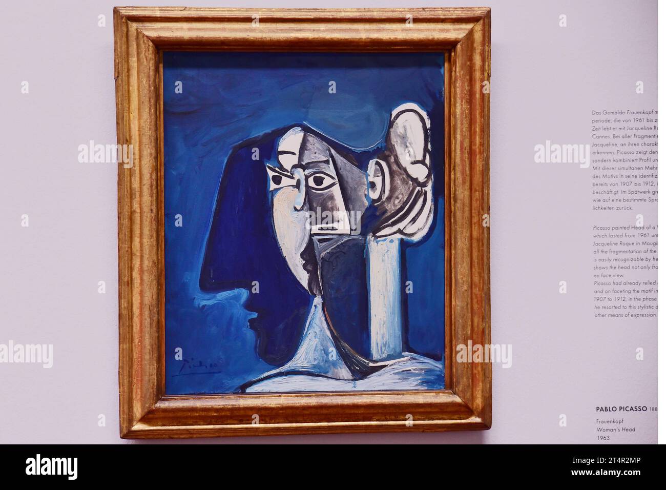 Pablo Picasso, Sammlung Batliner, Albertina, 2023, Wien, *** Pablo Picasso, Batliner Collection, Albertina, 2023, Vienne, crédit : Imago/Alamy Live News Banque D'Images