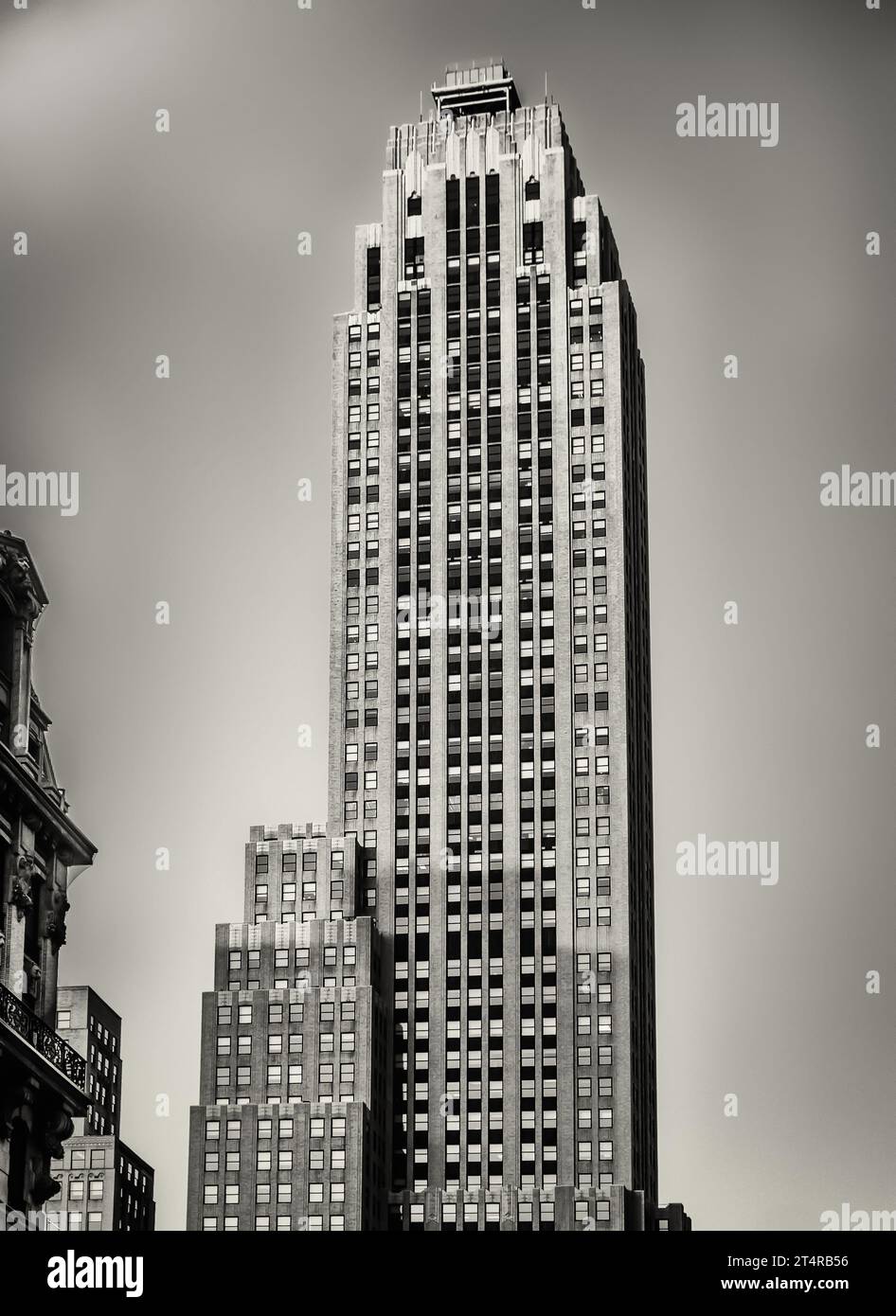 New York City, États-Unis, 15 janvier 2018, vue du sommet du 500 Fifth Avenue Building à Manhattan Banque D'Images