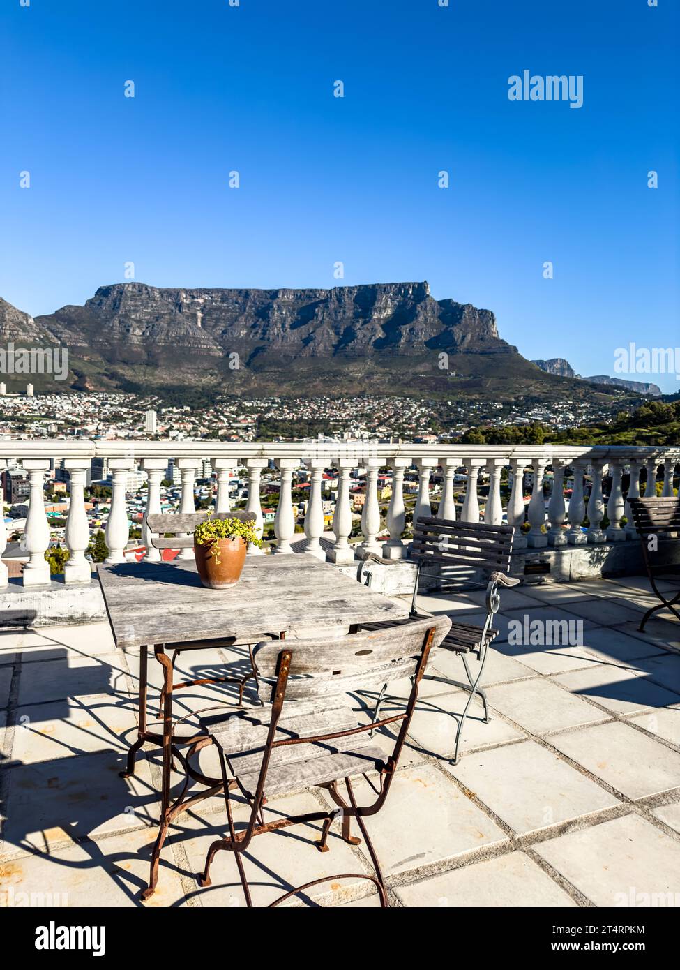 Le luxueux Dorp Hotel à Cape Town situé sur Longmarket Street à Schotsche Kloof juste en dessous de signal Hill et le Noon Gun Banque D'Images