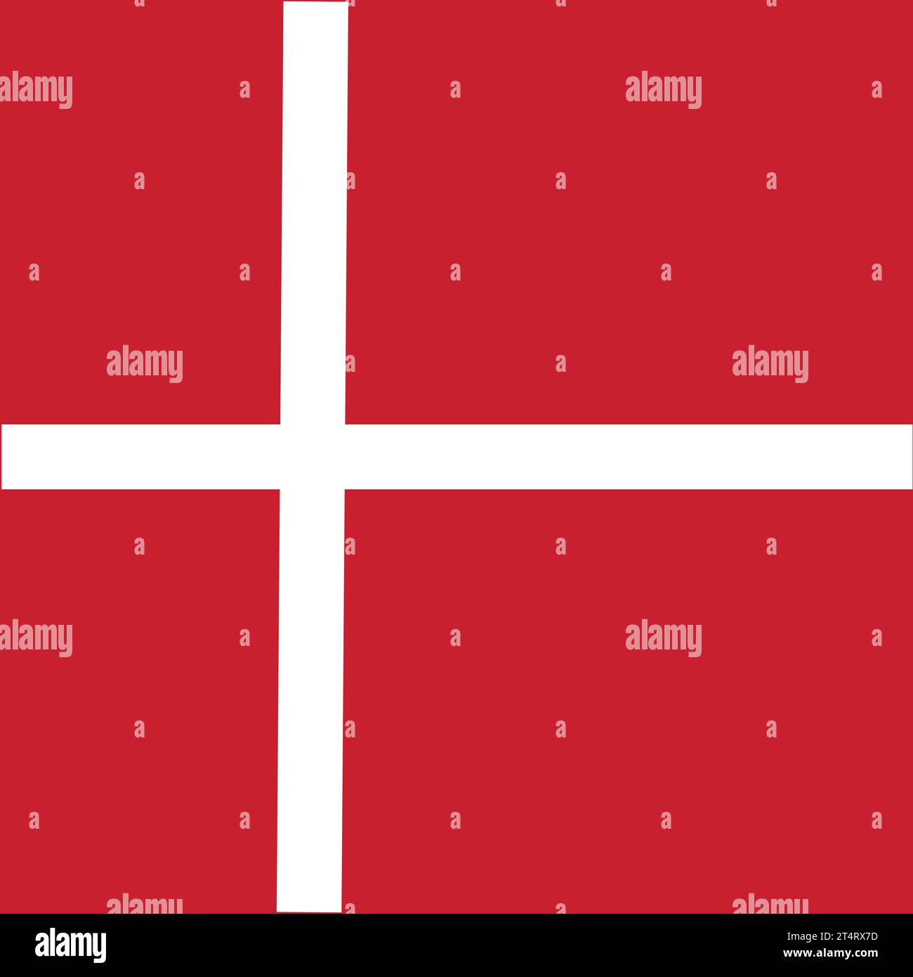 Vecteur drapeau danois simple et élégant Illustration de Vecteur