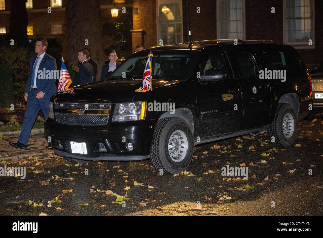 Londres, Royaume-Uni. 1 novembre 2023. Le vice-président AMÉRICAIN Kamala Harris et le premier ministre Rishi Sunak se rencontrent à Downing Street, le vice-président Harris est en visite en Grande-Bretagne pour prononcer un discours politique majeur sur l’intelligence artificielle (IA) et assister au Sommet sur la sécurité de l’IA 2023 Credit : Ian Davidson/Alamy Live News Banque D'Images