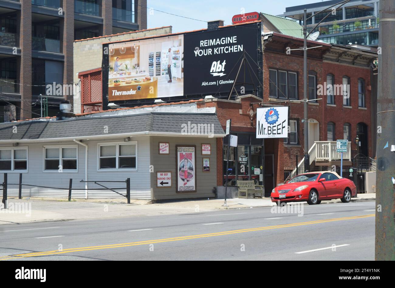 Chicago, Illinois, États-Unis : 3 juin 2024 - Restaurant MR. Beef Banque D'Images