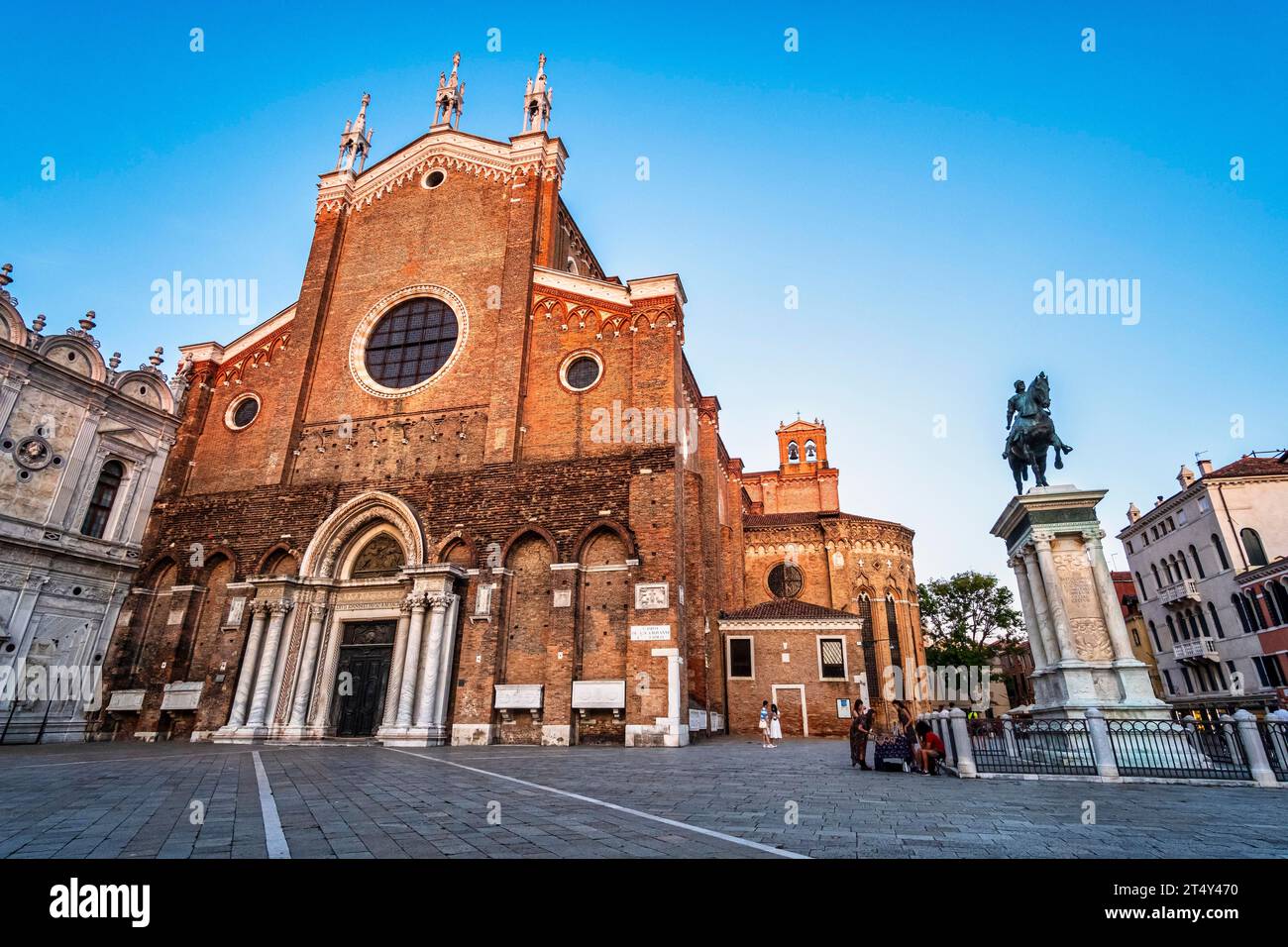 Basilique Santi Giovanni e Paolo, Venise, Italie Banque D'Images