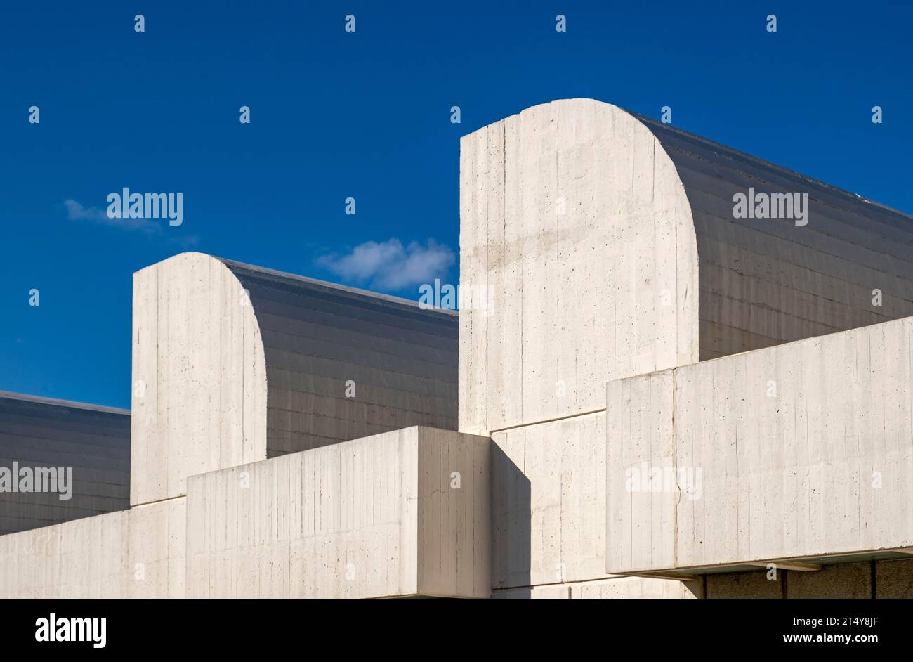 Bâtiment de la Fondation Joan Miro, Barcelone, Espagne Banque D'Images