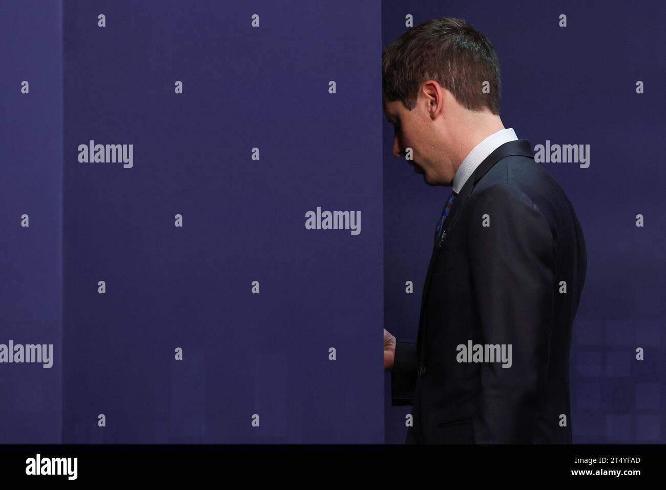 Sam Altman, PDG d’OpenAI, lors du sommet sur la sécurité de l’IA, le premier sommet mondial sur l’utilisation sûre de l’intelligence artificielle, à Bletchley Park à Milton Keynes, Buckinghamshire. Date de la photo : jeudi 2 novembre 2023. Banque D'Images