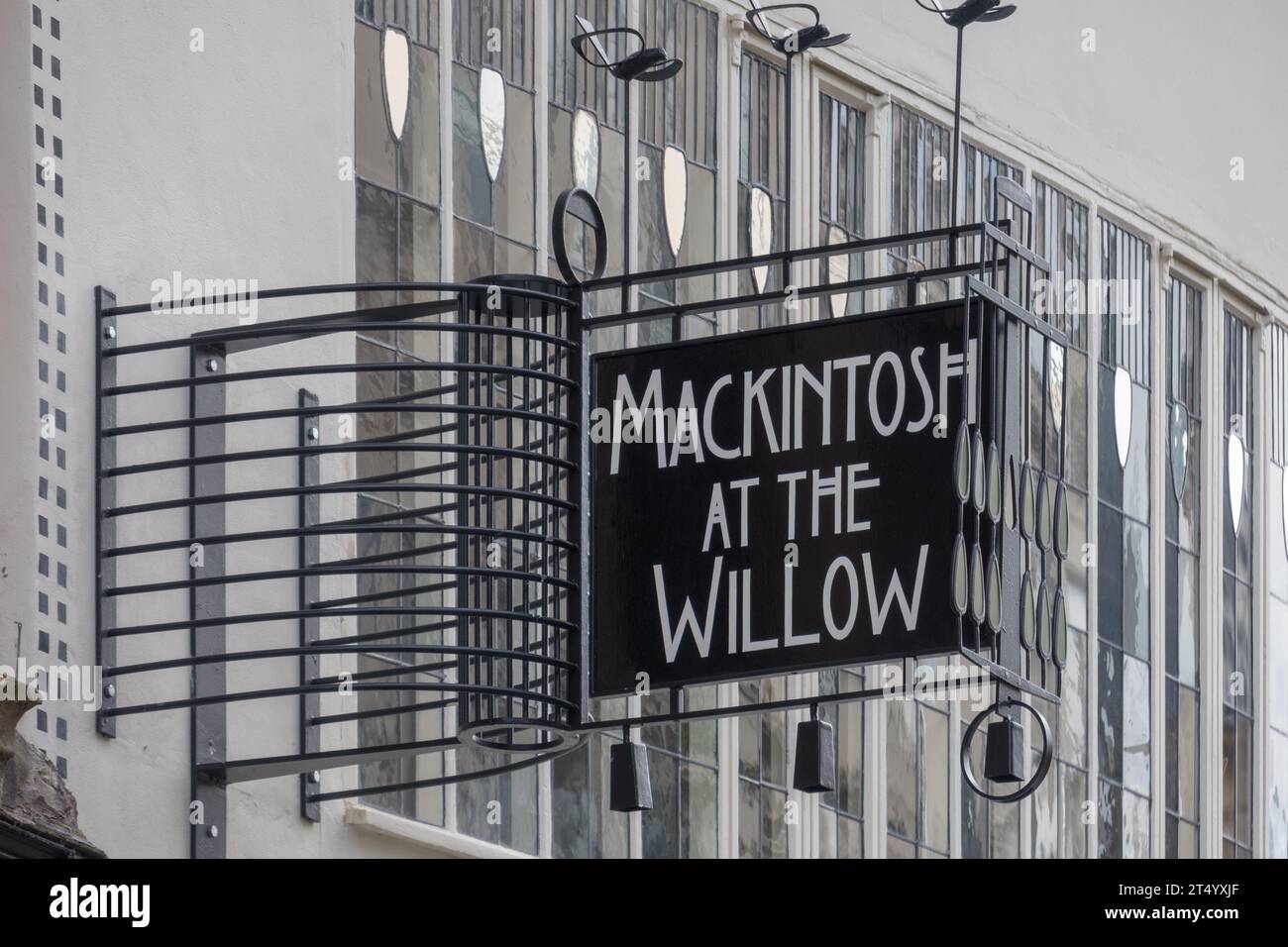 Mackintosh au Willow. Le Willow Tea Rooms Building a d'abord été ouvert par Miss Cranston et conçu par Charles Rennie Mackintosh en 19 Banque D'Images